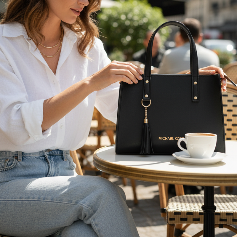 Unero - Evora Satchel (Black)